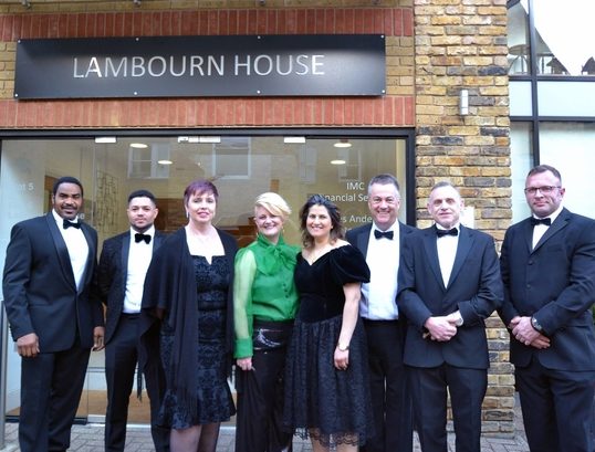 IMC team ready for the Mortgage Strategy awards held in Mayfair, London