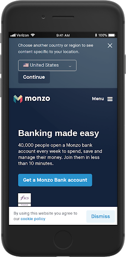 Monzo app